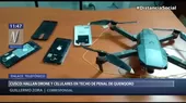 Personal del INPE encontró un dron y celulares en techo del penal de Quenqoro en el Cusco - Noticias de drones