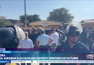 Piura: Asesinan a balazos al alcalde de Veintiséis de Octubre