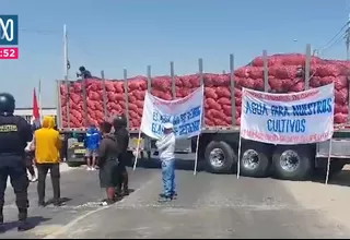 Piura: Bloquearon Panamericana Norte por falta de agua