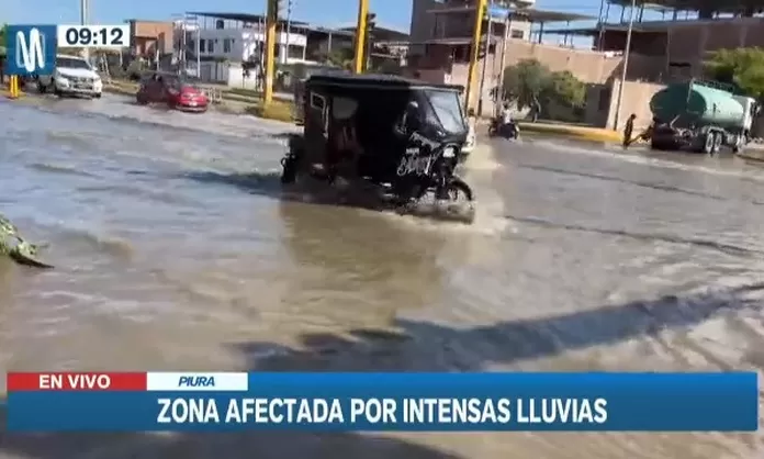 Piura Calles Inundadas Tras Intensas Lluvias Canal N