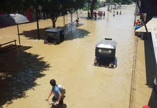 Catacaos: restablecen servicio de agua potable en el 85% de la ciudad