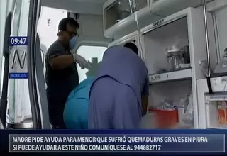 Piura: niño cae dentro de olla de chicha hirviendo y sufre graves quemaduras