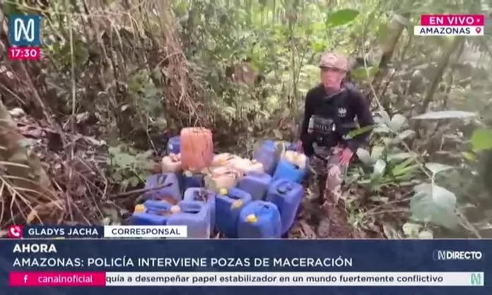 PNP destruye laboratorio de droga en Amazonas | Canal N