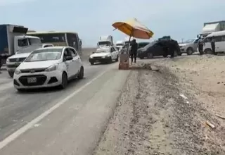 Policía Nacional y Ejército liberan la Panamericana Sur 