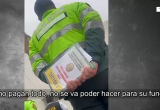 Policías acusados de pedir dinero para construcción de comedor