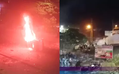 Bloquean vía Federico Basadre pese a acuerdo de levantar el paro en Ucayali: un patrullero fue quemado y se registraron enfrentamientos 