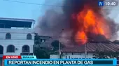 Pucallpa: Se reporta incendio en planta envasadora de gas - Noticias de pucallpa