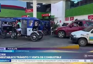 Pucallpa retoma actividades tras cinco días de paralización por alza del combustible