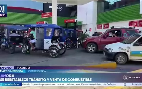 Pucallpa vuelve a la normalidad tras levantamiento de paro de transportistas