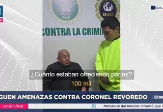 Los Pulpos ofrecen S/100 mil para matar a coronel Víctor Revoredo