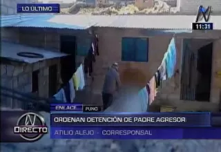 Puno: ordenan detención por 24 horas de padre que agredió a su hijo