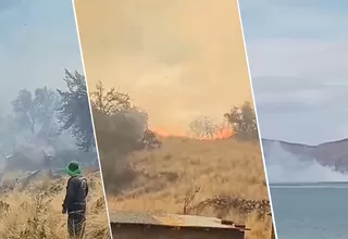 Puno: Incendio forestal destruyó tres casas