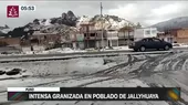 Puno: Intensa granizada en poblado de Jayllyhuaya - Noticias de santiago-de-surco