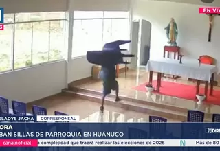 Roban más de 40 sillas de capilla en Huánuco