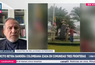 Elmer Schialer confirma acción del Ejército tras bandera izada en Tres Fronteras