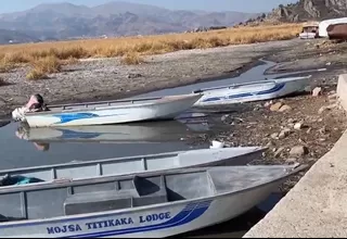 Senamhi: nivel del agua en lago Titicaca bajó 59 centímetros