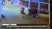 Piura: Sicarios dispararon contra un grupo de mototaxistas - Noticias de sicarios