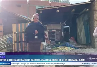Sismo de 5.1 en Junín deja cinco muertos y familias damnificadas