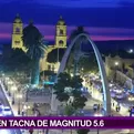 Sismo de magnitud 5.6 se registró en la región Tacna