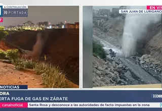 SJL: alerta por fuga de gas obliga cierre de calles y evacuación