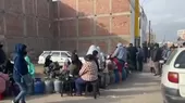 Tacna: Continúan largas colas para conseguir gas doméstico - Noticias de tacna