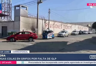 Escasez de GLP en Tacna: largas colas en grifos por bloqueos de mineros informales