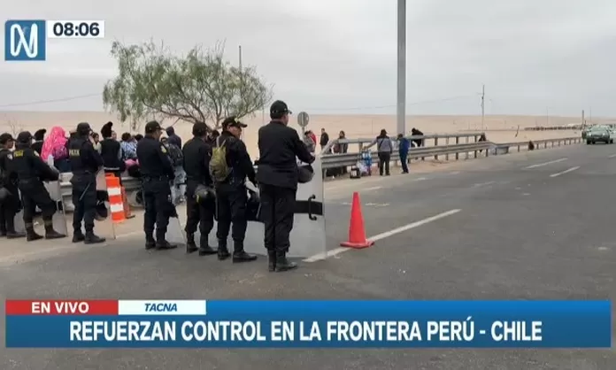 Tacna Policía Nacional Refuerza Control En La Frontera Perú Chile Canal N 3033