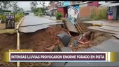 Tarapoto: Avenida Vía de Evitamiento se hundió tras intensas lluvias - Noticias de via-evitamiento