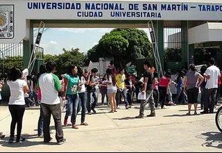 Tarapoto: siete postulantes a la Universidad Nacional de San Martín fueron detenidos