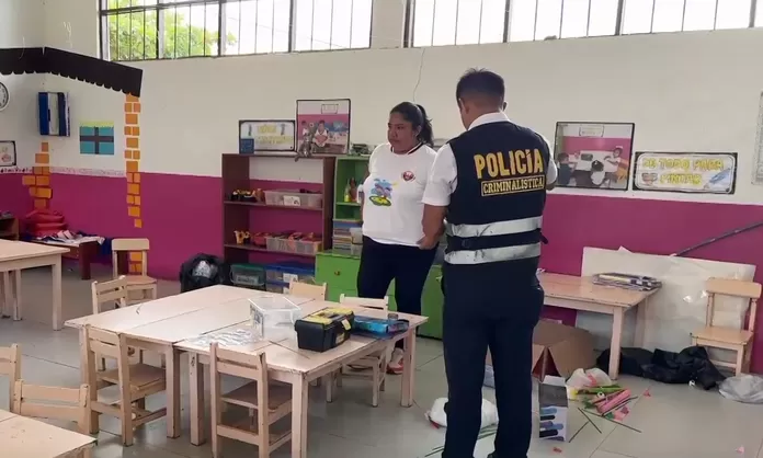 Tarapoto: Robo en jardín de niños dejó a 90 niños sin materiales escolares
