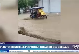 Tarapoto: Torrencial lluvia e inundaciones tras un mes de sequía