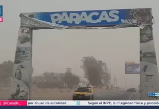 Tormenta de arena afectó cinco ciudades de Ica