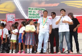 Piura: Se inició la campaña 'No al trabajo infantil'