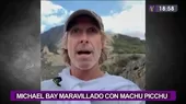 Cusco: Cineasta Michael Bay quedó deslumbrado con Machu Picchu - Noticias de cineasta