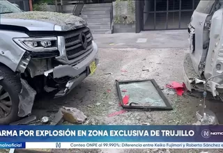 Trujillo: Atentado con explosivos dejó daños en un edificio