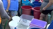 Trujillo: Ciudadanos realizan colas por agua tras huaico - Noticias de agua-dulce