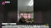 Trujillo: Escolares causan destrozos en su aula y baño de su colegio - Noticias de escolar