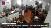 Trujillo: Ladrones asaltan con arma a una familia en pollería - Noticias de familia