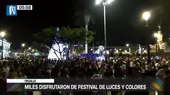 Trujillo: Miles disfrutaron del festival de luces y colores - Noticias de navidad