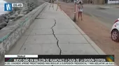 Trujillo: Nuevo daño en malecón de Huanchaco a causa de la erosión costera - Noticias de huanchaco