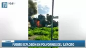 Tumbes: Fuertes explosiones se registraron en polvorines del Ejército - Noticias de edward-malaga