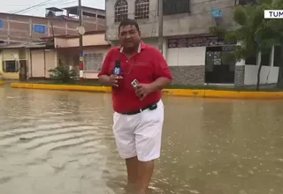 Tumbes: lluvias e inundaciones afectan calles y hasta cementerios