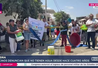 Vecinos denuncian que no tienen agua hace cuatro años en Piura