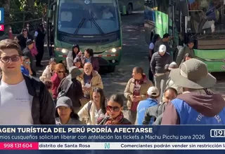 Venta de boletos a Machu Picchu afecta al turismo internacional