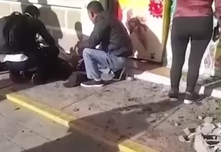 [VIDEO] Arequipa: Postulante a la Policía resultó gravemente herido tras ser atropellado