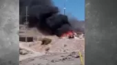 [VIDEO] Ayacucho: Comuneros quemaron garita de seguridad de unidad minera Inmaculada - Noticias de mineros