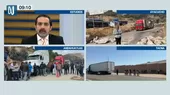 [VIDEO] Cuarto día de paro de transportistas de carga pesada - Noticias de paro-transportes