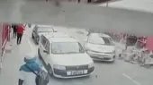 [VIDEO] Huancayo: Conductor atropella a cuatro personas frente a un colegio - Noticias de conductor