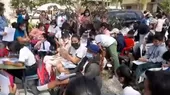 [VIDEO] Piura: Escolares estudian en la calle porque su colegio aún no es entregado - Noticias de colegio-medico-peru