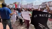 [VIDEO] Protestan por paralización de obra en colegio - Noticias de colegio-medico-peru